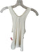 Maeve Size S White Polyester Blend Silver Hardware Cross neck Top White / S