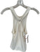 Maeve Size S White Polyester Blend Silver Hardware Cross neck Top White / S
