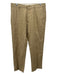 J Crew Size 32 Tan Linen Trouser Pants Tan / 32