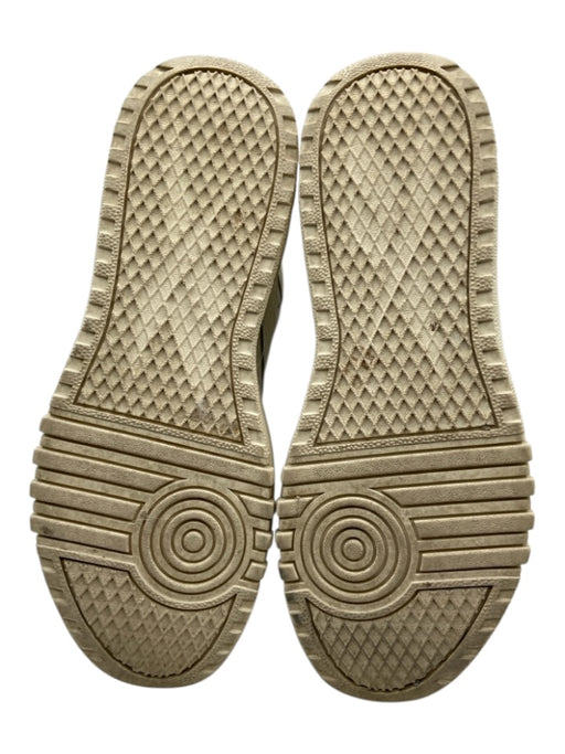 Reebok Shoe Size 7 White & Green Leather Platform lace up Chunky Sneakers White & Green / 7