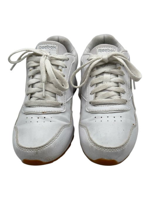 Reebok Shoe Size 5.5 White Leather Rubber Sole lace up Chunky Sneakers White / 5.5