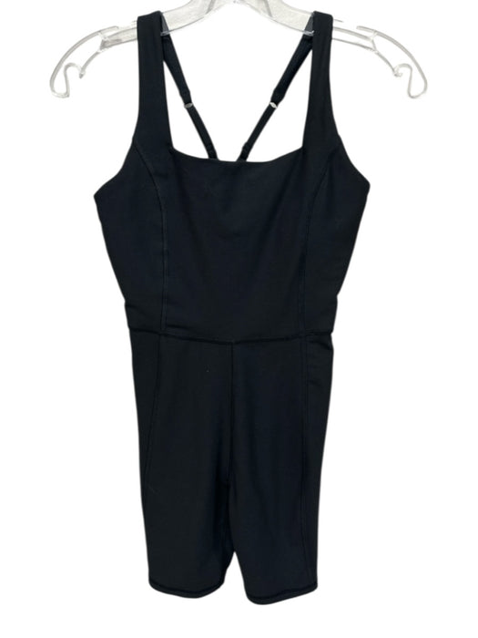 YPB Your Personal Best Size S Black Polyester Bodysuit Sleeveless Padded Romper Black / S