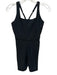YPB Your Personal Best Size S Black Polyester Bodysuit Sleeveless Padded Romper Black / S