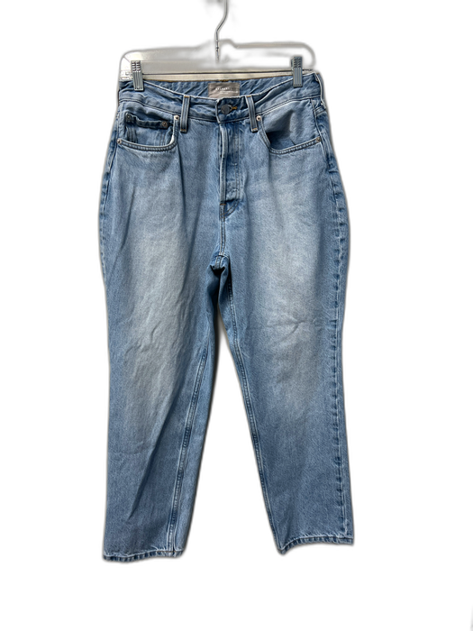 Everlane Size 29 Light Wash Cotton High Waist Button Fly Straight Leg Jeans Light Wash / 29