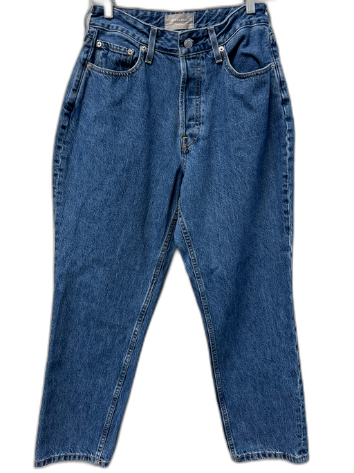 Everlane Size 29 Dark Wash Cotton High Waist Button Fly Straight Leg Jeans Dark Wash / 29