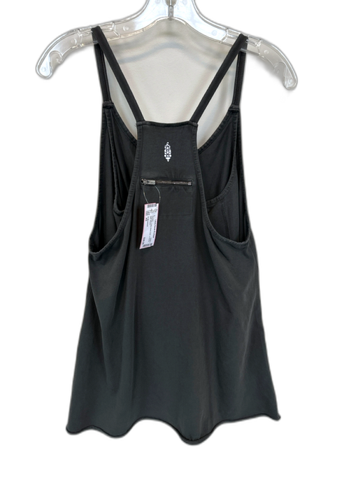 FP Movement Size XS Charcoal Cotton Blend Built - In Shorts Skirt Romper Charcoal / XS