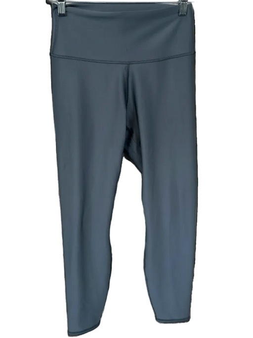 Alo Size Medium Grey Polyester Blend High Waist Athletic Leggings Grey / Medium