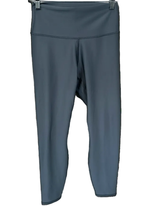 Alo Size Medium Grey Polyester Blend High Waist Athletic Leggings Grey / Medium