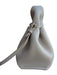 Polene Gray Leather Top Handle Structured Crossbody Strap Bag Gray / S