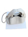Polene Gray Leather Top Handle Structured Crossbody Strap Bag Gray / S