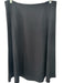 Theory Size 6 Black Acetate Blend Flounce Hem Back Zip Below knee Skirt Black / 6