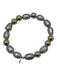 Rachel Lynn x Corri Lynn Iridescent & Gold Freshwater Pearl Gold Fill Bracelet Iridescent & Gold