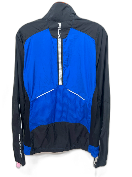 RLX Size S Blue & Black Synthetic Two Tone Zip UP Windbreaker Men's Jacket Blue & Black / S