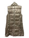 Anorak Size XS Champange Gold Nylon Zip Up Puffer Midi Vest Champange Gold / XS