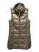 Anorak Size XS Champange Gold Nylon Zip Up Puffer Midi Vest Champange Gold / XS