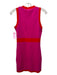 Flora Bea Size S Hot Pink & Orange Viscose Blend Sleeveless Faux Buttons Dress Hot Pink & Orange / S