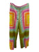 Hope for Flowers by Tracy Reese Size S Pink, Yellow, Orange Linen Zip Up Pants Pink, Yellow, Orange / S