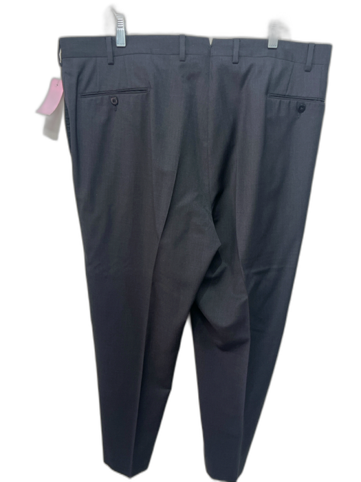 Ermenegildo Zegna Size 42 Dark Gray Wool Zip Fly Men's Pants Dark Gray / 42