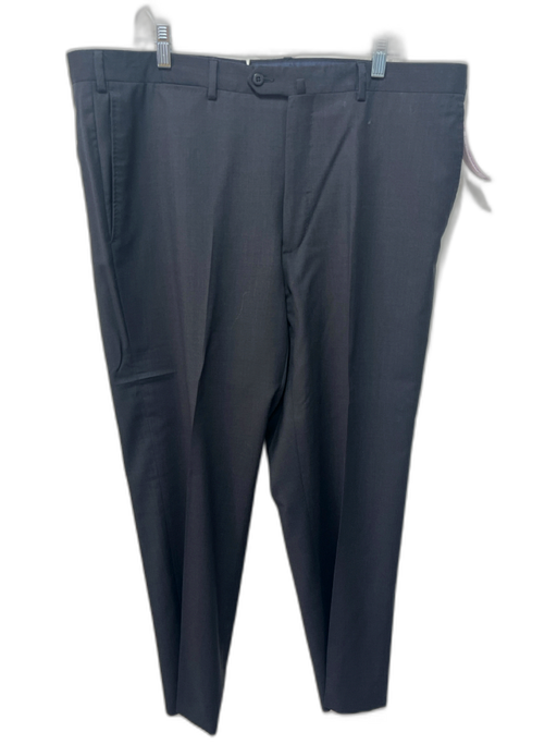 Ermenegildo Zegna Size 42 Dark Gray Wool Zip Fly Men's Pants Dark Gray / 42