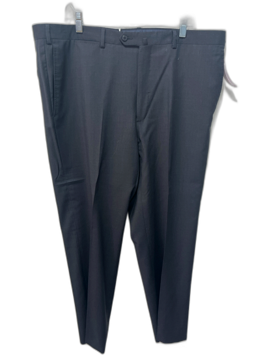 Ermenegildo Zegna Size 42 Dark Gray Wool Zip Fly Men's Pants Dark Gray / 42