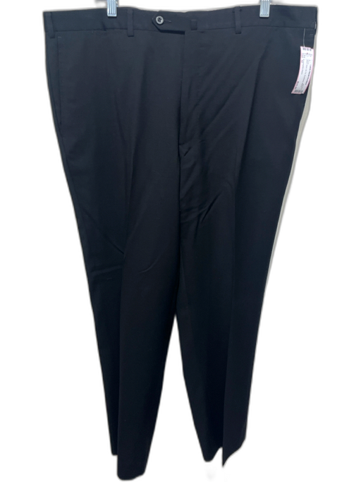 Ermenegildo Zegna Size 42 Black Wool Zip Fly Men's Pants Black / 42