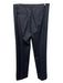Chanel Size 40 Charcoal Wool Blend Trouser Straight Leg Pants Charcoal / 40