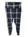 Alo Size Est S Gray & White High Waist Plaid Athletic Leggings Gray & White / Est S