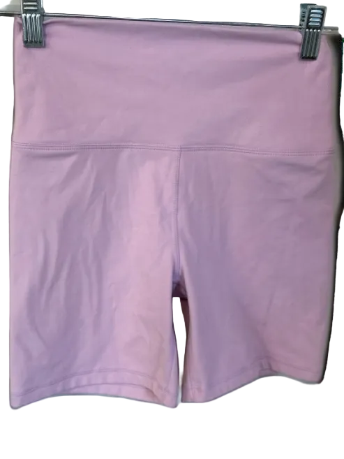 Set Active Size S Blush Pink Polyester Blend High Waist Bike Short Shorts Blush Pink / S