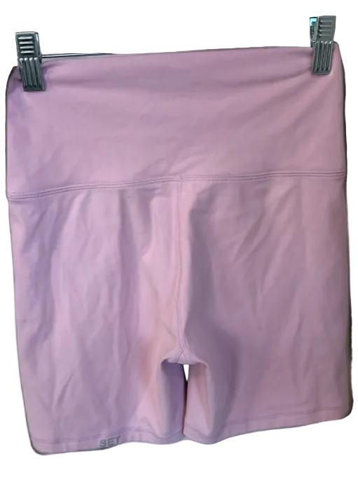 Set Active Size S Blush Pink Polyester Blend High Waist Bike Short Shorts Blush Pink / S