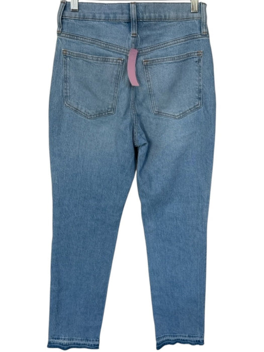 Madewell Size 26 Light Wash Cotton High Waist Straight Leg Jeans Light Wash / 26