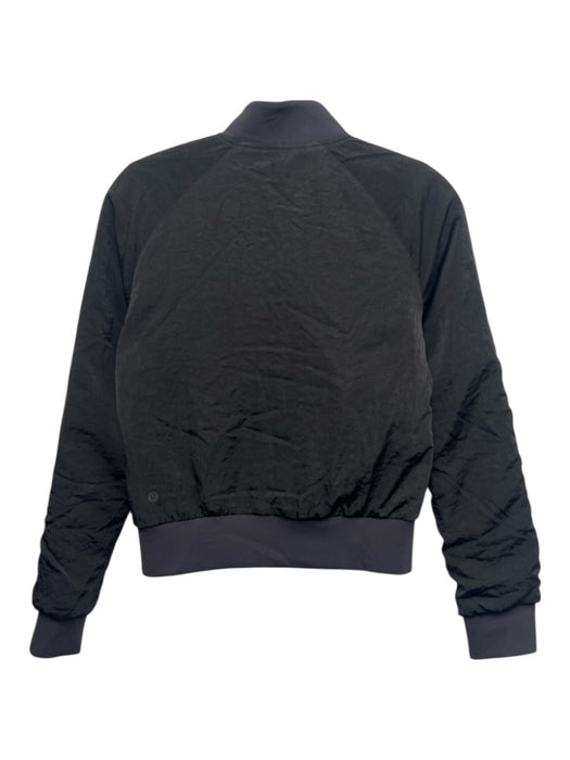 Lululemon Black Nylon & Polyester Reversible Zip Up pocket Jacket (Outdoor) Black / 2
