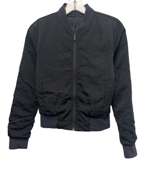 Lululemon Black Nylon & Polyester Reversible Zip Up pocket Jacket (Outdoor) Black / 2