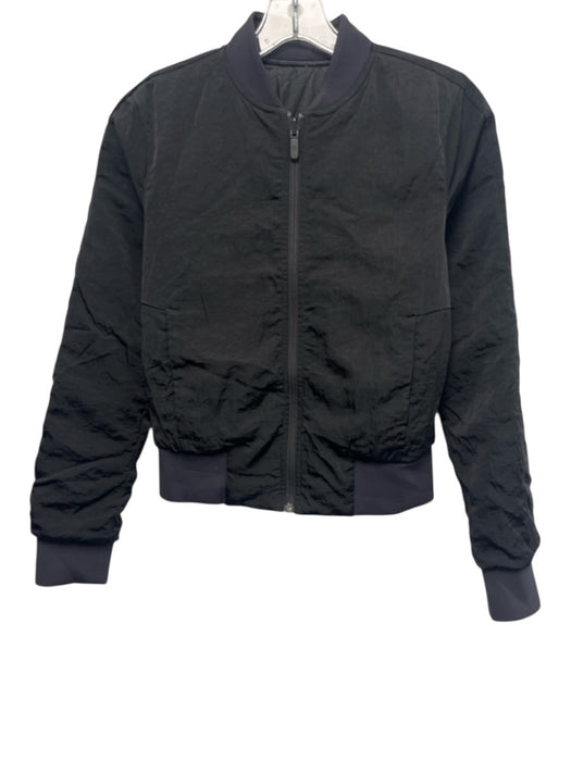 Lululemon Black Nylon & Polyester Reversible Zip Up pocket Jacket (Outdoor) Black / 2