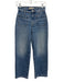 Madewell Size 24 Blue Cotton & Elastane High Rise Wide Leg Jeans Blue / 24