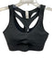 Alo Size S Black Polyester & Elastane Sleeveless Cutout Sports Bra Top Black / S