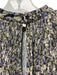 Derek Lam 10 Crosby Size XS Green, Blue & Multi Polyester Long Sleeve Mini Dress Green, Blue & Multi / XS