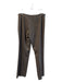 Fabrizio Gianni Size 14 Brown Polyester Blend Straight Leg High Rise Pants Brown / 14