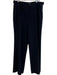 Rachel Roy Size 14 Black Triacetate Straight Leg Zip Fly Side Pocket Pants Black / 14