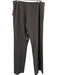 Fabrizio Gianni Size 14 Gray Polyester Blend Straight Leg High Rise Slacks Pants Gray / 14