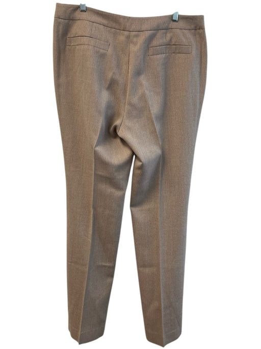 Liliu Size 14 Brown Alpaca Wool Straight Zip Fly Side Pocket Pants Brown / 14