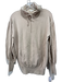 Ann Mashburn Size Small Beige Cotton & Cashmere Rib Knit Hooded Sweater Beige / Small