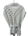 Marie Oliver Size 1 Beige No Fabric Tag Cable Knit Pom Pom Mock Neck Sweater Beige / 1