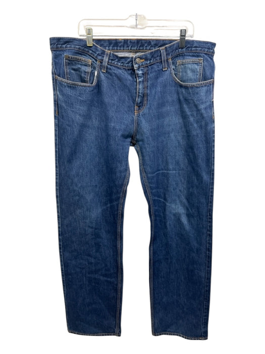 Gucci Size 56 medium dark wash Cotton Solid Jean Men's Pants medium dark wash / 56