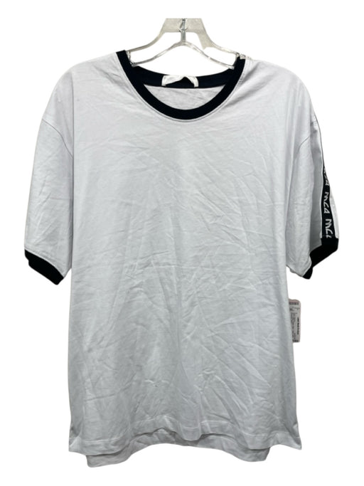 MCQ NWT Size XL White Cotton Solid T shirt Crew Men's Short Sleeve White / XL