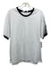 MCQ NWT Size XL White Cotton Solid T shirt Crew Men's Short Sleeve White / XL