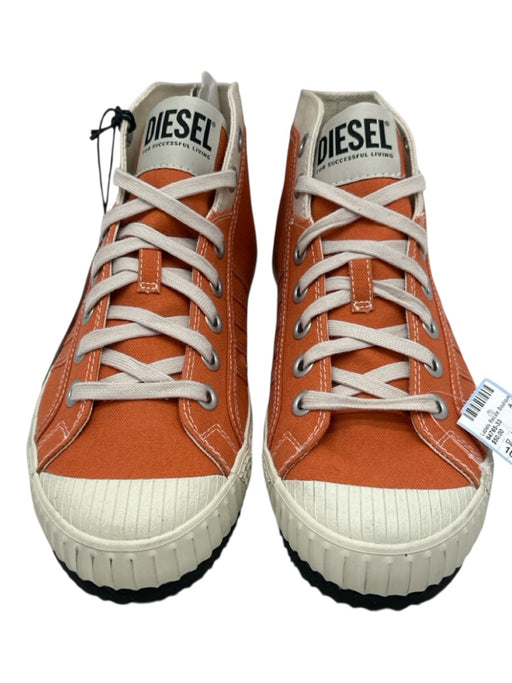Diesel Shoe Size 10.5 Orange & White Synthetic Men's Shoes Orange & White / 10.5