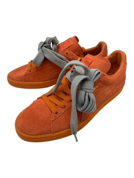 Puma Shoe Size 9.5 Like New Orange Suede Solid Sneaker Men's Shoes Orange / 9.5
