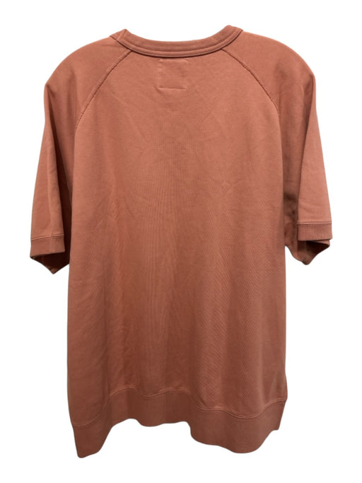 Champion NWT Size XXL Salmon Red Cotton Blend Solid Sweatshirt Short Sleeve Salmon Red / XXL