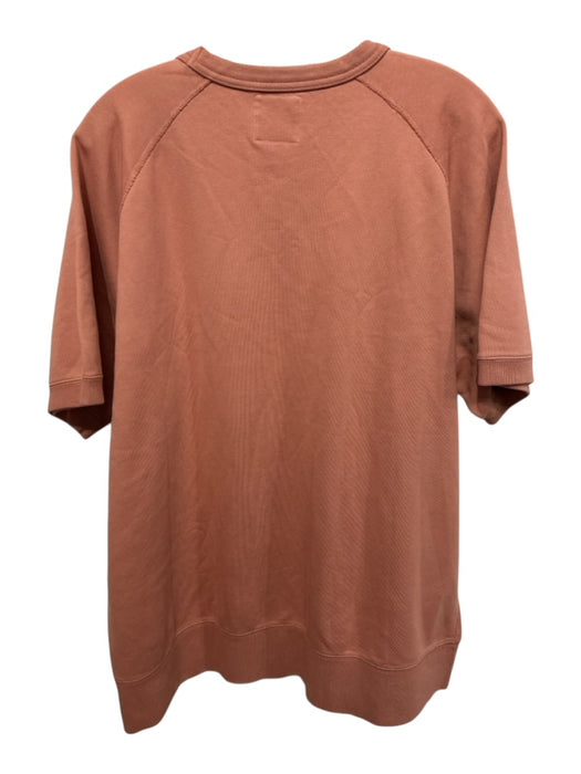 Champion NWT Size XXL Salmon Red Cotton Blend Solid Sweatshirt Short Sleeve Salmon Red / XXL