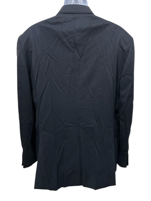 Bally Navy Wool Solid Double Breasted Men's Blazer Navy / 48